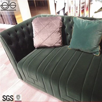 Ffabrig Tecstilau Cartref Pleated Velvet Iseldireg Polyester
